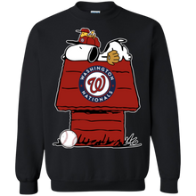 Load image into Gallery viewer, Washington Nationals Baseball Snoopy the Peanuts Sweatshirt