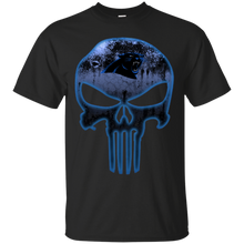 Load image into Gallery viewer, Carolina Panthers Football The Punisher Skull T - Shirt For Men