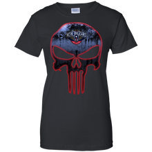 Load image into Gallery viewer, New Orleans Pelicans Basketball The Punisher Skull T-Shirt For Women