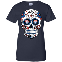 Load image into Gallery viewer, Montreal Expos Sugar Skull T-Shirt For Women