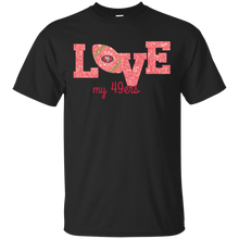 Load image into Gallery viewer, Glitter Love For San Francisco 49ers Fans T - Shirt For Men