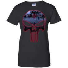 Load image into Gallery viewer, Houston Rockets Basketball The Punisher Skull T-Shirt For Women