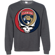 Load image into Gallery viewer, Florida Panthers Hockey Grateful Dead Steal Your Face Sweatshirt