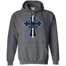 Load image into Gallery viewer, Cross Shirt For Jesus And New York Yankees Fans Hoodie Shirt