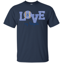 Load image into Gallery viewer, Glitter Love For Kansas City Royals Fans T - Shirt For Men