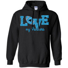 Load image into Gallery viewer, Glitter Love For Carolina Panthers Fans Hoodie Shirt
