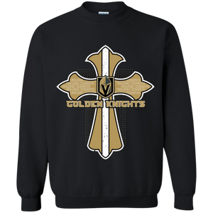 Cross Shirt For Jesus And Vegas Golden Knights Fans Sweatshirt