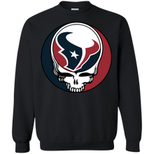 Load image into Gallery viewer, Houston Texans Footballl Grateful Dead Steal Your Face Sweatshirt