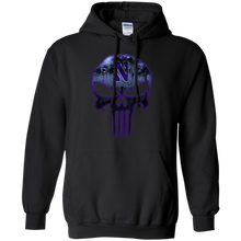 Load image into Gallery viewer, Northwestern Wildcats Football The Punisher Skull Hoodie Shirt