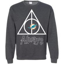 Load image into Gallery viewer, Deathly Hallows For Miami Dolphins And Harry Potter Fans Sweatshirt