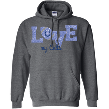 Load image into Gallery viewer, Glitter Love For Indianapolis Colts Fans Hoodie Shirt