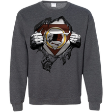 Load image into Gallery viewer, Shirt For Washington Redskins And Superman Fans Sweatshirt