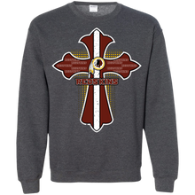 Load image into Gallery viewer, Cross Shirt For Jesus And Washington Redskins Fans Sweatshirt