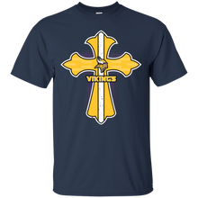Load image into Gallery viewer, Cross Shirt For Jesus And Minnesota Vikings Fans T - Shirt For Men