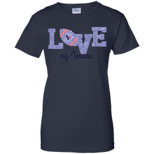 Load image into Gallery viewer, Glitter Love For Houston Texans Fans T-Shirt For Women
