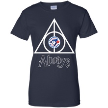 Load image into Gallery viewer, Deathly Hallows For Toronto Blue Jays And Harry Potter Fans T-Shirt For Women