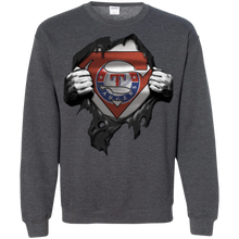 Load image into Gallery viewer, Shirt For Texas Rangers And Superman Fans Sweatshirt