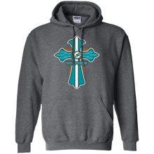 Load image into Gallery viewer, Cross Shirt For Jesus And Miami Dolphins Fans Hoodie Shirt