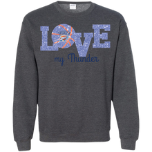 Load image into Gallery viewer, Glitter Love For Oklahoma City Thunder Fans Sweatshirt