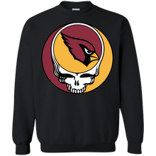 Load image into Gallery viewer, Arizona Cardinals Footballl Grateful Dead Steal Your Face Sweatshirt