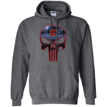 Load image into Gallery viewer, Calgary Flames Hockey The Punisher Skull Hoodie Shirt