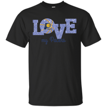 Load image into Gallery viewer, Glitter Love For Indiana Pacers Fans T - Shirt For Men