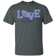 Load image into Gallery viewer, Glitter Love For Indianapolis Colts Fans T - Shirt For Men
