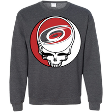 Load image into Gallery viewer, Carolina Hurricanes Hockey Grateful Dead Steal Your Face Sweatshirt