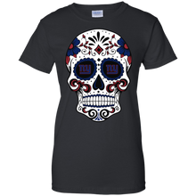 Load image into Gallery viewer, New York Giants Sugar Skull T-Shirt For Women