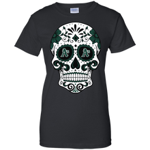 Load image into Gallery viewer, Oakland Athletics Sugar Skull T-Shirt For Women