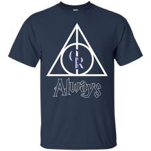 Load image into Gallery viewer, Deathly Hallows For Colorado Rockies And Harry Potter Fans T - Shirt For Men