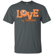 Load image into Gallery viewer, Glitter Love For New York Islanders Fans T - Shirt For Men