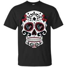 Load image into Gallery viewer, Houston Texans Sugar Skull T - Shirt For Men