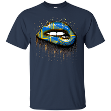 Load image into Gallery viewer, Sexy Golden State Warriors Lips For Basketball Lovers T - Shirt For Men
