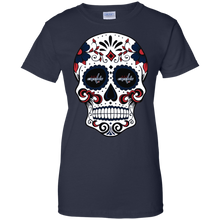Load image into Gallery viewer, Washington Capitals Sugar Skull T-Shirt For Women