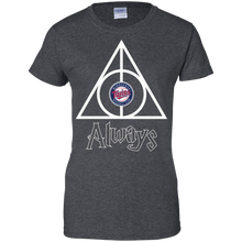 Load image into Gallery viewer, Deathly Hallows For Minnesota Twins And Harry Potter Fans T-Shirt For Women