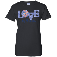 Load image into Gallery viewer, Glitter Love For Oklahoma City Thunder Fans T-Shirt For Women