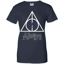 Load image into Gallery viewer, Deathly Hallows For Tampa Bay Lightning And Harry Potter Fans T-Shirt For Women