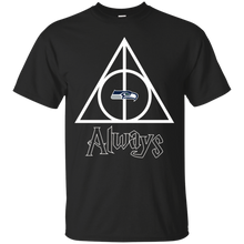 Load image into Gallery viewer, Deathly Hallows For Seattle Seahawks And Harry Potter Fans T - Shirt For Men
