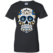 Load image into Gallery viewer, Golden State Warriors Sugar Skull T-Shirt For Women