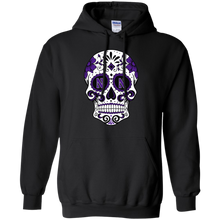 Load image into Gallery viewer, Northwestern Wildcats Sugar Skull Hoodie Shirt