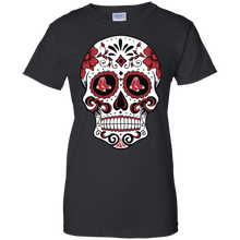 Load image into Gallery viewer, Boston Red Sox Sugar Skull T-Shirt For Women