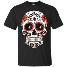Load image into Gallery viewer, Philadelphia Flyers Sugar Skull T - Shirt For Men