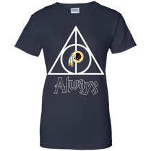 Load image into Gallery viewer, Deathly Hallows For Washington Redskins And Harry Potter Fans T-Shirt For Women