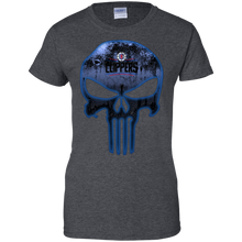 Load image into Gallery viewer, LA Clippers Basketball The Punisher Skull T-Shirt For Women