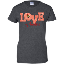 Load image into Gallery viewer, Glitter Love For Ottawa Senators Fans T-Shirt For Women