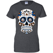 Load image into Gallery viewer, New York Islanders Sugar Skull T-Shirt For Women