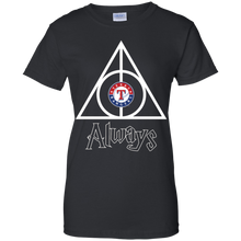 Load image into Gallery viewer, Deathly Hallows For Texas Rangers And Harry Potter Fans T-Shirt For Women