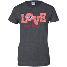 Load image into Gallery viewer, Glitter Love For Minnesota Twins Fans T-Shirt For Women