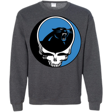 Load image into Gallery viewer, Carolina Panthers Footballl Grateful Dead Steal Your Face Sweatshirt